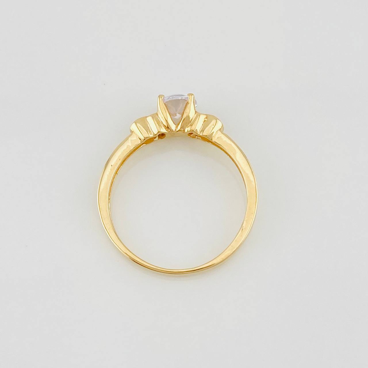 Solitaire Ring 2.25g / T6 1/4 Yellow Gold 18K