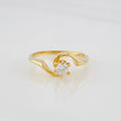 Wave Ring 2.35g / T5 1/4 Yellow Gold 18K