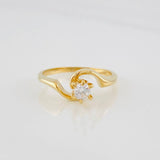 Wave Ring 2.35g / T5 1/4 Yellow Gold 18K