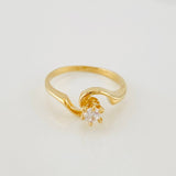 Wave Ring 2.35g / T5 1/4 Yellow Gold 18K