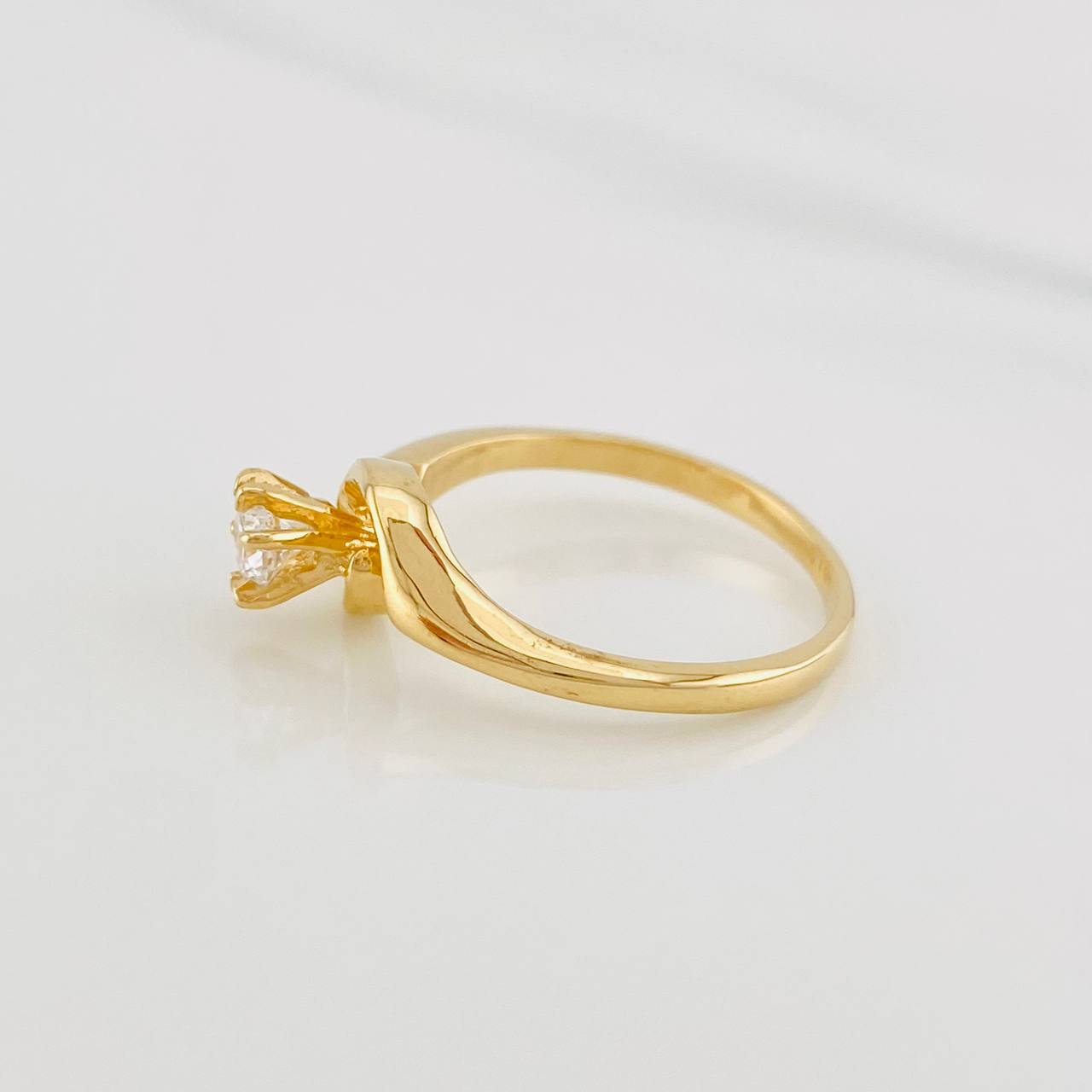 Wave Ring 2.35g / T5 1/4 Yellow Gold 18K