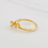 Wave Ring 2.35g / T5 1/4 Yellow Gold 18K