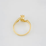 Wave Ring 2.35g / T5 1/4 Yellow Gold 18K