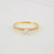 Churumbela Solitaire Ring 1.4g / T6 Yellow Gold 18K