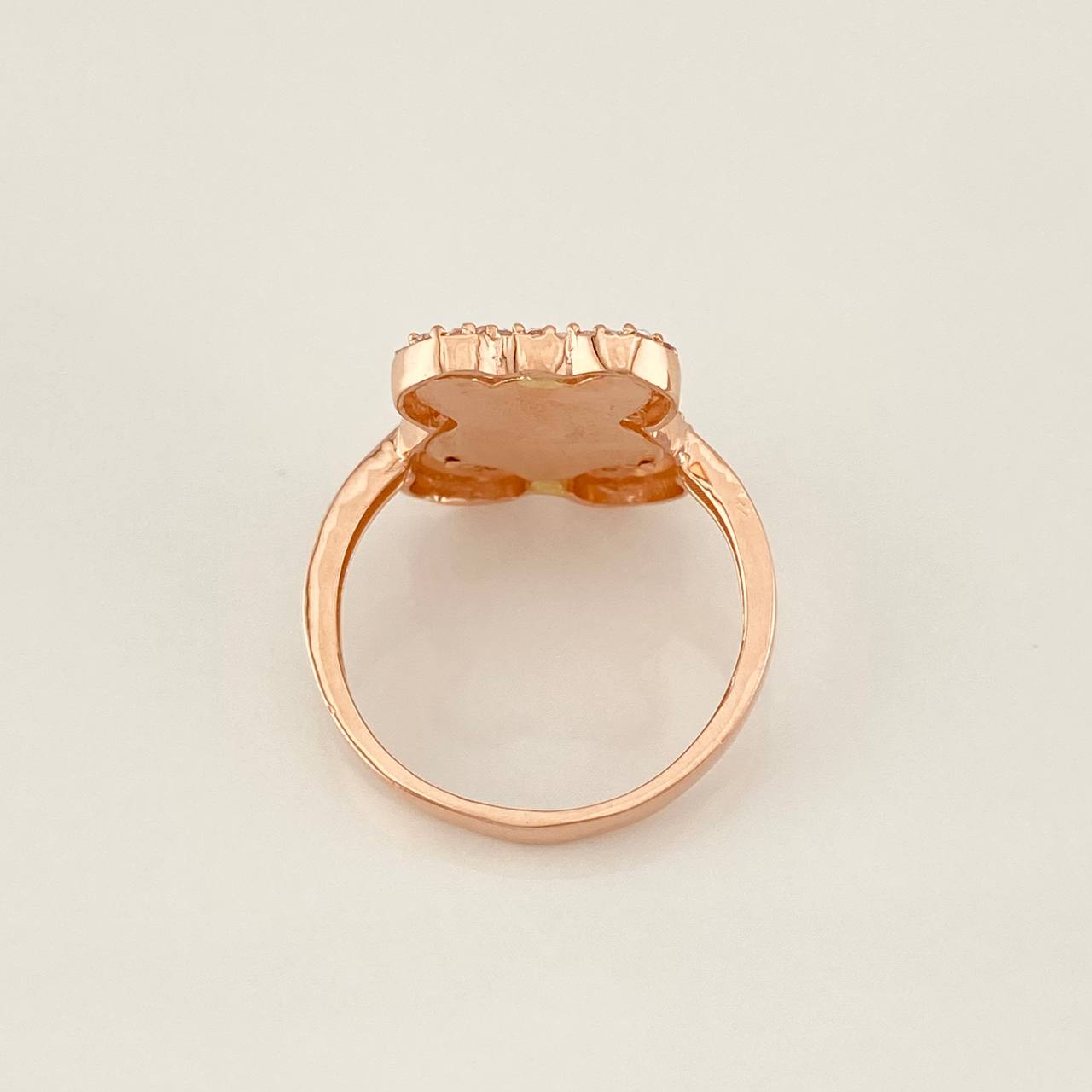 Anillo Oso Ts 3.7g / T7 1/4 Oro Rosa 18K