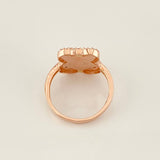 Anillo Oso Ts 3.7g / T7 1/4 Oro Rosa 18K
