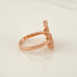Anillo Oso Ts 3.7g / T7 1/4 Oro Rosa 18K