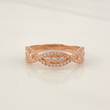 Waves Ring 3g / T7 3/4 Rose Gold 18K
