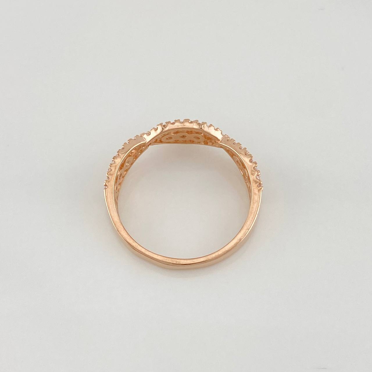 Waves Ring 3g / T7 3/4 Rose Gold 18K