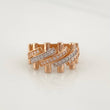 Cuban Link Ring 4.75g / T7 Three Golds 18K