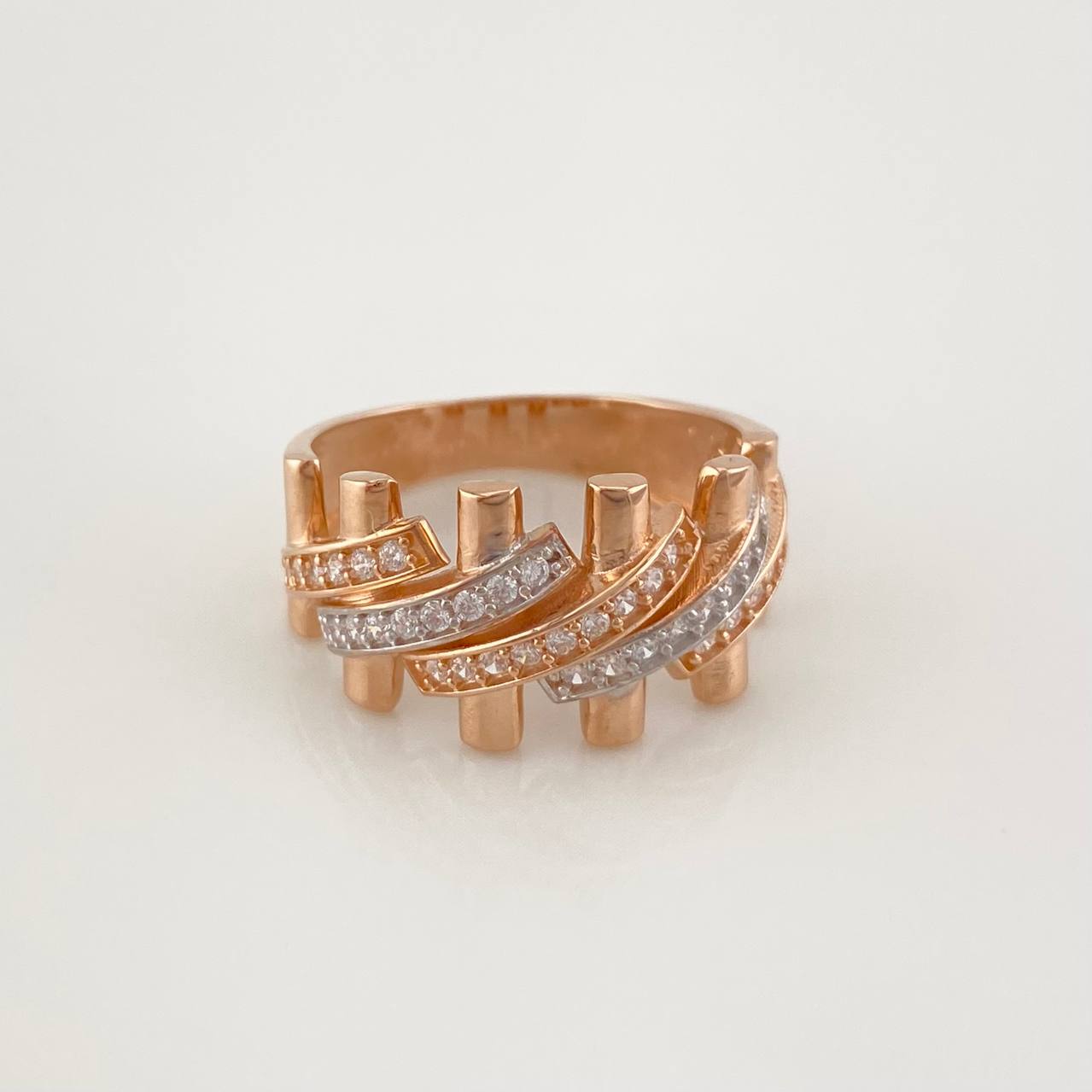 Cuban Link Ring 4.75g / T7 Three Golds 18K