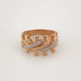 Cuban Link Ring 4.75g / T7 Three Golds 18K