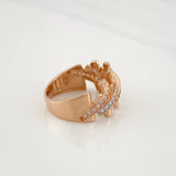 Cuban Link Ring 4.75g / T7 Three Golds 18K