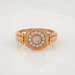 Circular Frame Ring 6.9g / T10 3/4 Rose Gold 18K