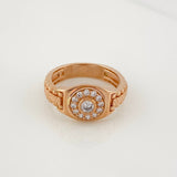 Circular Frame Ring 6.9g / T10 3/4 Rose Gold 18K