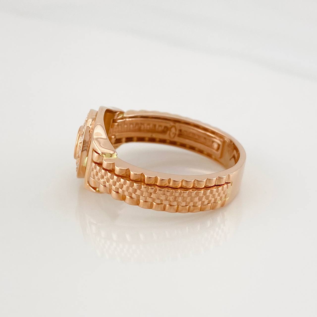 Circular Frame Ring 6.9g / T10 3/4 Rose Gold 18K