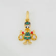 Duck Pendant Money Bags 1.75g / 3/4 in Three 18K Golds