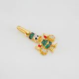 Duck Pendant Money Bags 1.75g / 3/4 in Three 18K Golds