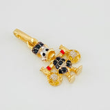 Pendant Duck Money Bags 1.65g / 3/4 in Three 18K Golds