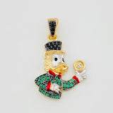 Pendant Inspired Duck 3.45g / 1 1/4 in Three 18K Golds