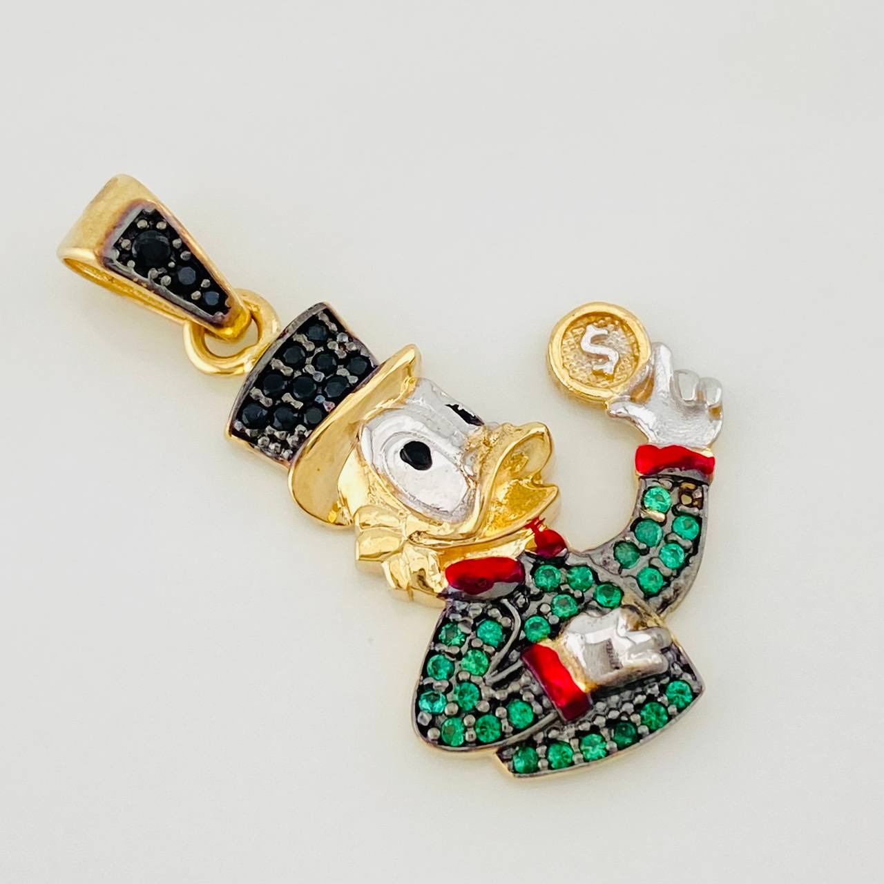 Pendant Inspired Duck 3.45g / 1 1/4 in Three 18K Golds