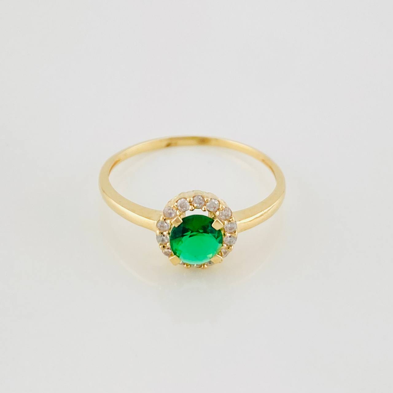 Circle Halo Ring 1.8g / T7 3/4 Yellow Gold 18K