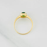 Circle Halo Ring 1.8g / T7 3/4 Yellow Gold 18K