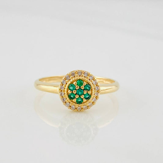 Circle Halo Ring 1.95g / T6 3/4 Yellow Gold 18K