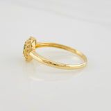 Circle Halo Ring 1.95g / T6 3/4 Yellow Gold 18K