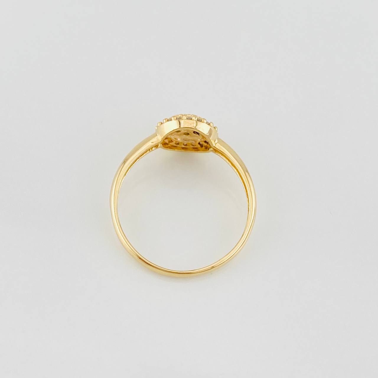 Circle Halo Ring 1.95g / T6 3/4 Yellow Gold 18K