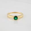 Solitaire Ring 2.15g / T7 1/4 Yellow Gold 18K