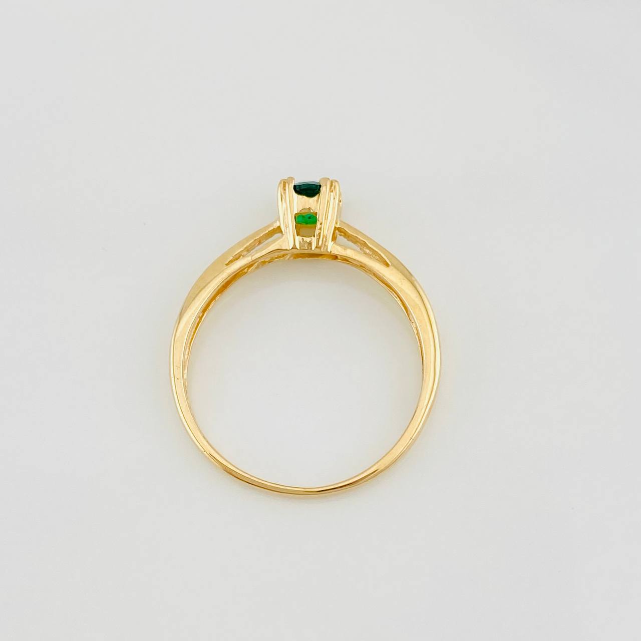 Solitaire Ring 2.15g / T7 1/4 Yellow Gold 18K