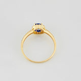 Anillo Halo Circulo 1.75g / T6 1/4 Oro Amarillo 18K