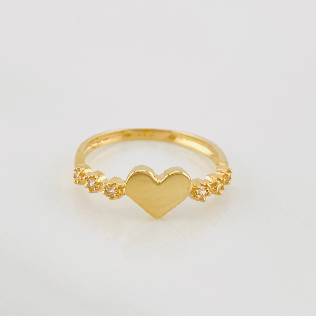 Heart Ring 1.5g / T5 1/2 Yellow Gold 18K