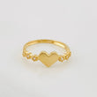 Heart Ring 1.5g / T5 1/2 Yellow Gold 18K