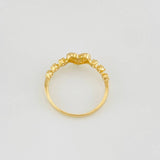 Heart Ring 1.5g / T5 1/2 Yellow Gold 18K
