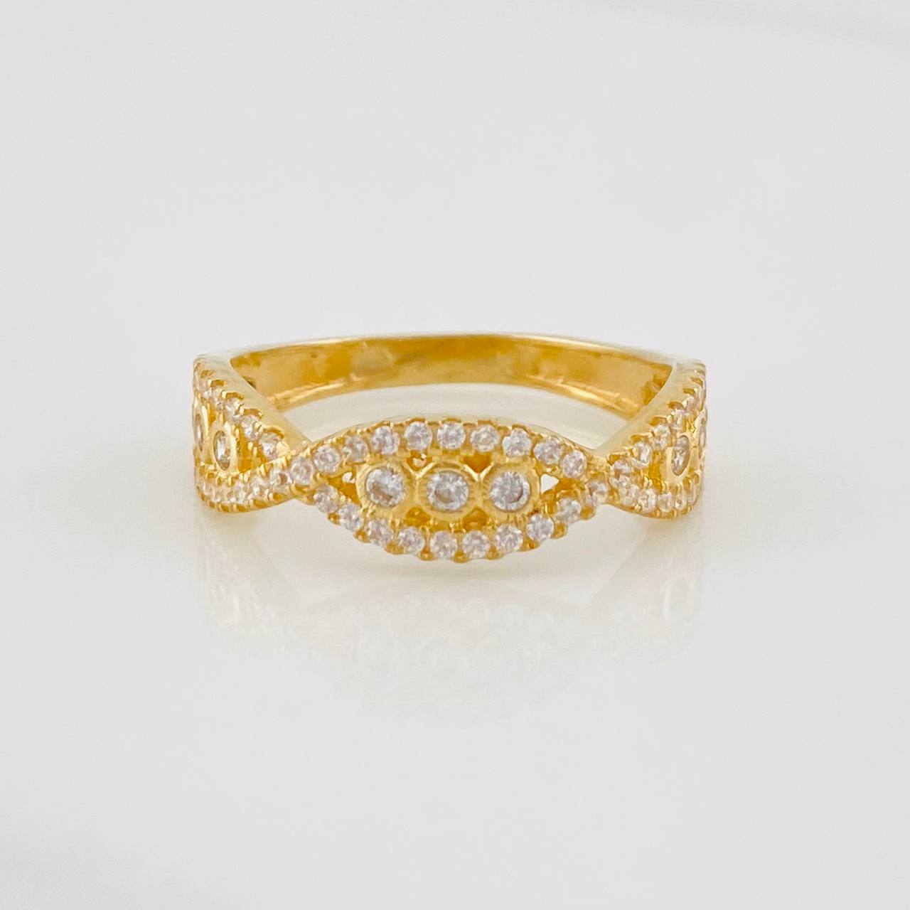 Waves Ring 2.8g / T6 1/4 Yellow Gold 18K