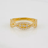 Waves Ring 2.8g / T6 1/4 Yellow Gold 18K