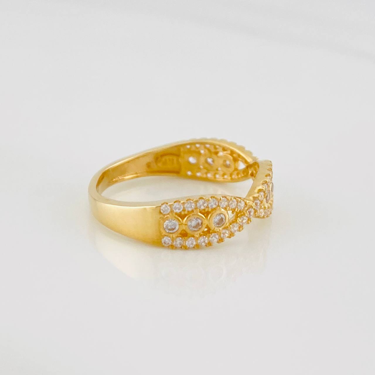 Waves Ring 2.8g / T6 1/4 Yellow Gold 18K