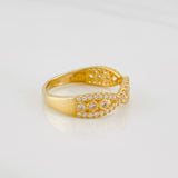Waves Ring 2.8g / T6 1/4 Yellow Gold 18K