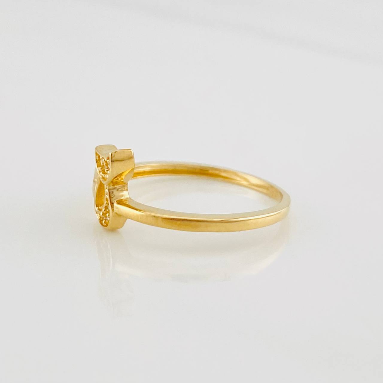 Cat Ring 1.85g / T6 1/2 Yellow Gold 18K