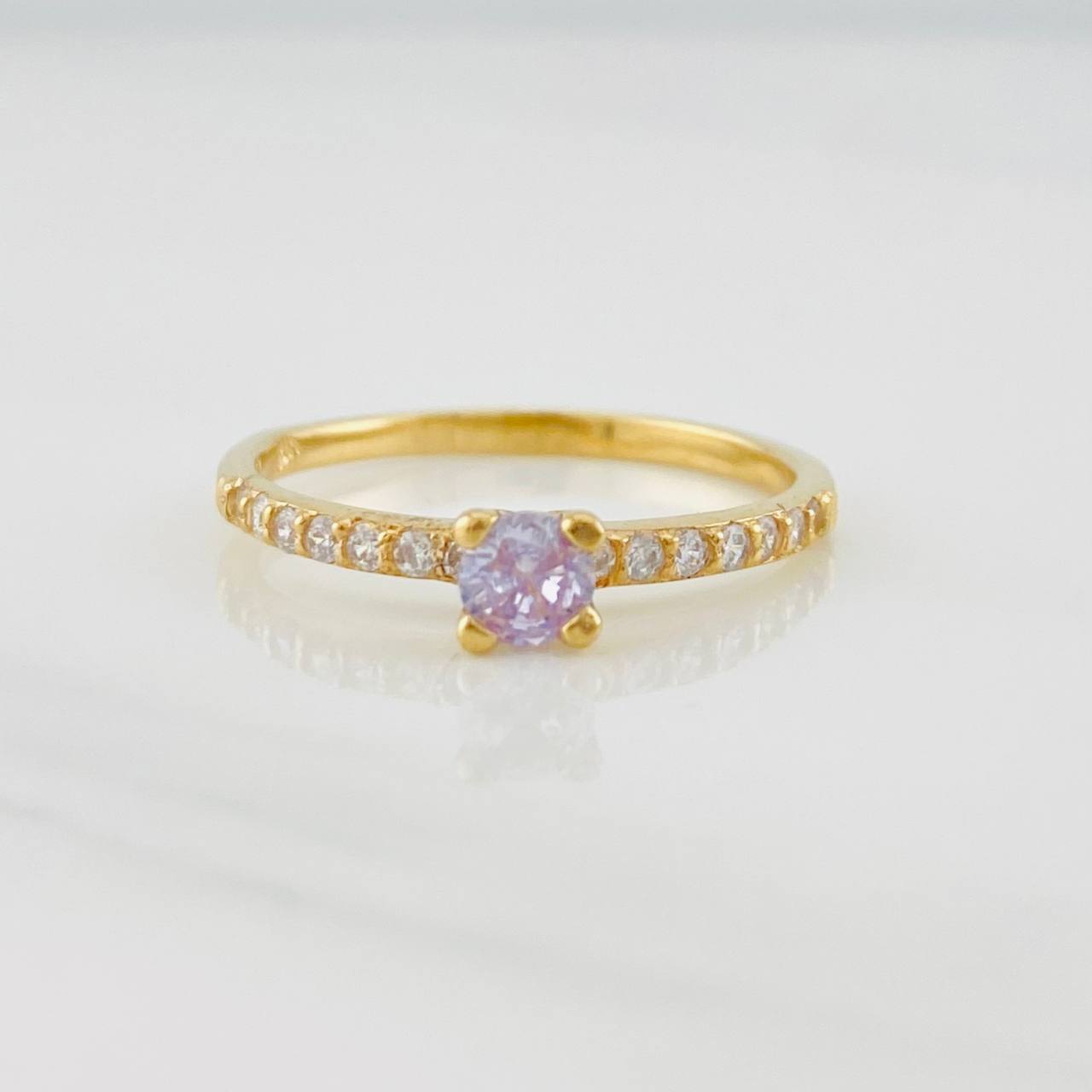 Solitaire Churumbela Ring 2.2g / T8 Yellow Gold 18K