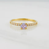 Solitaire Churumbela Ring 2.2g / T8 Yellow Gold 18K