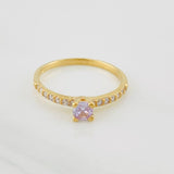 Solitaire Churumbela Ring 2.2g / T8 Yellow Gold 18K