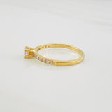 Solitaire Churumbela Ring 2.2g / T8 Yellow Gold 18K