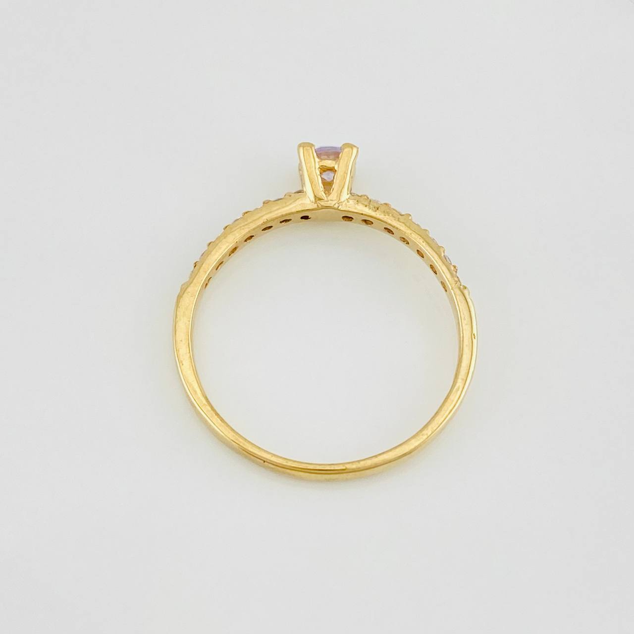 Solitaire Churumbela Ring 2.2g / T8 Yellow Gold 18K
