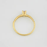 Solitaire Churumbela Ring 2.2g / T8 Yellow Gold 18K