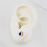 Topos Halo Corazon 1.65g / in / 6.67mm Oro Amarillo 18K