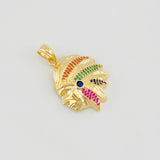 Indian Pendant 7.1g / 1 1/4 in Yellow Gold 18K