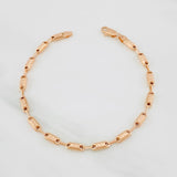 Rustic Tribal Bracelet 5.85g / 8 3/4 in / 3.7mm Rose Gold 18K